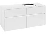 Villeroy & Boch Waschtischunterschrank Collaro C130B0 1200x548x500mm mit Beleuchtung Glossy White C130B0DH