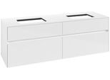 Villeroy & Boch Waschtischunterschrank Collaro C12300 1600x548x500mm Glossy White C12300DH