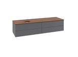 Villeroy & Boch Waschtischunterschrank Antao K26_1 1600x360x500mm mit Struktur FK/AP: GK/2 K26112GK