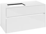 Villeroy & Boch Waschtischunterschrank Collaro C110B0 1000x548x500mm mit Beleuchtung Glossy White C110B0DH