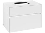 Villeroy & Boch Waschtischunterschrank Collaro 800x548x500mm 2 Ausz. Waschbecken mittig White Matt C12400MS