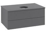 Villeroy & Boch Waschtischunterschrank Antao L19_1 800x360x500mm mit Beleuchtung mit Struktur FK/AP: L19110GK