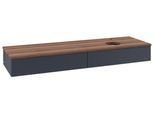 Villeroy & Boch Waschtischunterschrank Antao L16_5 1600x190x500mm mit Beleuchtung mit Struktur FK/AP L16152HG