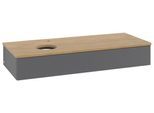 Villeroy & Boch Waschtischunterschrank Antao L11_5 1200x190x500mm mit Beleuchtung mit Struktur FK/AP L11151GK