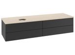 Villeroy & Boch Waschtischunterschrank Antao L26_1 1600x360x500mm mit Beleuchtung mit Struktur FK/AP L26113PD