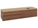 Villeroy & Boch Waschtischunterschrank Antao L27_5 1600x360x500mm mit Beleuchtung mit Struktur FK/AP L27151HM