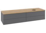 Villeroy & Boch Waschtischunterschrank Antao L27_5 1600x360x500mm mit Beleuchtung mit Struktur FK/AP L27151GK