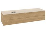 Villeroy & Boch Waschtischunterschrank Antao L26_1 1600x360x500mm mit Beleuchtung mit Struktur FK/AP L26113HN