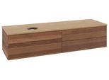 Villeroy & Boch Waschtischunterschrank Antao L26_1 1600x360x500mm mit Beleuchtung mit Struktur FK/AP L26111HM