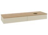 Villeroy & Boch Waschtischunterschrank Antao L16_5 1600x190x500mm mit Beleuchtung mit Struktur FK/AP L16151HJ