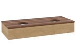 Villeroy & Boch Waschtischunterschrank Antao L13_1 1200x190x500mm mit Beleuchtung mit Struktur FK/AP L13112HN
