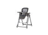 Chipolino Kinderhochstuhl 2 in 1 Super Chef Babyschaukel, Fußstütze, klappbar grau
