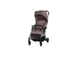 Chipolino Kinderwagen Illusion klappbar, verstellbare Fußstütze, Federung, Korb braun
