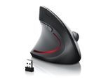 CSL ergonomische Maus, Funk, optische Funk Linkshänder Vertikal Mouse, gegen Mausarm/Tennisarm