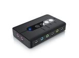 CSL USB 7.1 Soundkarte extern - 7.1 Surround Sound - Stereo Audio Adapter - Lautstärkeregelung - Anschluss für Kopfhörer, Mikrofon