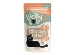 Lucky Lou Nassfutter Katze Adult Geflügel und Kaninchen 32x125 g