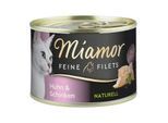 Miamor Feine Filets Naturell Huhn und Schinken 24x156 g