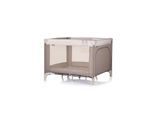 Chioplino Laufstall Pop-up Reisebett faltbar, Matratze Tragetasche Seiteneingang braun