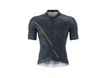 Gonso Radtrikot »Road Jersey Print M«, Herren Fahrradtrikot kurzarm, Full-Zip Trikot, Rückentasche, Slim Fit