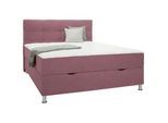 Boxbett Oviedo 180 in Weinrot ca. 180x200cm