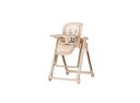 Chipolino Kinderhochstuhl 2 in 1 Super Chef Babyschaukel, Fußstütze, klappbar beige