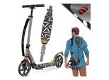 KESSER® Cityroller Scooter 205mm Räder PU Big Wheel - Pro-S Tretroller mit Doppel Federung, City-Roller Scooter klappbar und Höhenverstellbar, Roller Kickscooter für Erwachsene und Kinder