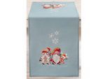 Stickläufer "Winter-Family"