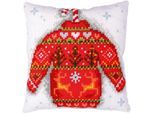 Kreuzstichkissen "Winter-Pulli"