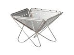 Snow Peak - Pack & Carry Fireplace - Trockenbrennstoffkocher Gr L metallic