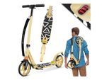 KESSER® Cityroller Scooter 205mm Räder PU Big Wheel - Pro-S Tretroller mit Doppel Federung, City-Roller Scooter klappbar und Höhenverstellbar, Roller Kickscooter für Erwachsene und Kinder