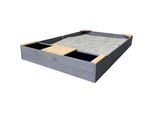 Ambia Garden Sandkasten , Braun, Grau , Holz , Hemlocktanne , 115x21.8x180 cm , unisex , EN 71, CE, FSC 100% , hoher Rand , Freizeit & Co, Gartenspielzeug, Sandkästen