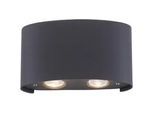 LED-Wandleuchte Carlo in Schwarz max. 4,5 Watt Wandlampe