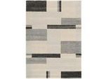 Novel Webteppich , Grau , Textil , Abstraktes , rechteckig , 240x340 cm , in verschiedenen Größen erhältlich , Teppiche und Böden, Teppiche, Webteppiche
