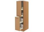 Apothekerschrank Nano ca. 30x160x60 cm Buchefarben