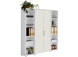 Aktenschrank Office Edition Sw Set 3 hoch Weiß