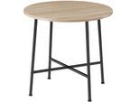tectake® Esstisch, Industrial Style, rund, 80 x 76 cm