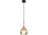 Hängeleuchte Greeky Grau/Schwarz max. 60 Watt