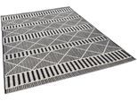 Teppich TOM TAILOR HOME "Funky Outdoor Geometric", schwarz, B:80cm H:5mm L:165cm, Polypropylen (PP), Teppiche, Teppich, Flachgewebe, modernes Rauten Design, Outdoor geeignet, Wohnzimmer
