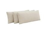 Sit & More Nierenkissen , Creme , Textil , Uni , Füllung: Polyester , 65x25 cm , Goldenes M, Oeko-Tex® Standard 100, Made in Europe, DGM-Klimapakt , Heimtextilien, Wohntextilien, Kissen, Rückenkissen