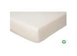 Spannleintuch Bio Greta in Beige ca. 180x200cm