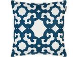 Zierkissen Bella in Blau/Weiß ca. 45x45cm