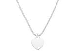 Kette mit Anhänger "Kugelkette diamantiert mit Anhänger Herz, Silber 925", silber, GIORGIO MARTELLO MILANO, Halsketten, Damen, 45cm, Silber 925 (Sterlingsilber)