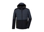 Funktionsjacke KILLTEC "KOW 3 MN JCKT", Herren, Gr. XL, schwarz, Obermaterial: 92% Polyester, 8% Elasthan.Obermaterial 2: 100% Polyester.Futter: 100% Polyester.Füllung: 100% Polyester, Jacken Funktionsjacke, Herren Funktionsjacke, wasser- und windabweisend, Colourblock Design