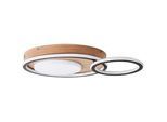 LED-Deckenleuchte Karney Braun/Schwarz max. 48 Watt Deckenlampe