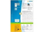 Adressetiketten HERMA 4678, permanenthaftend, selbstklebend, bedruckbar, B 99,1 x H 38,1 mm, FSC®-Papier, weiss, 1400 Stück/100 Blatt