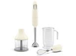 Smeg Stabmixer 50´s Style, Creme, Metall, 6.5x41.4x6.5 cm, Küchengeräte, Mixer