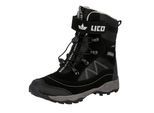 Stiefel LICO "Winterboot Sundsvall VS", Kinder, Gr. 40, schwarz, Synthetik, Schuhe Stiefel