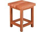 Universalhocker Echtholz Eichefarben H: 40 cm