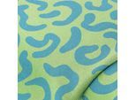 Sweatstoff "Stripes", grün/blau