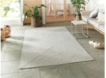 Teppich HANSE HOME "Trenzado", grau (hellgrau, weiß), B:160cm H:10mm L:230cm, Polypropylen, Teppiche, Teppich, In- & Outdoor, Handmade-Look, Läufer, Wetterfest, Balkon, Wohnzimmer